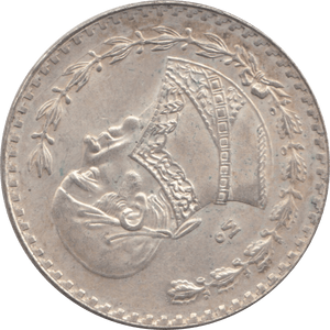 1966 SILVER TWO PESO MEXICO - WORLD SILVER COINS - Cambridgeshire Coins