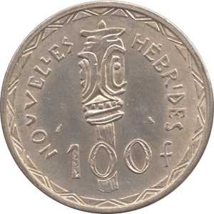 1966 SILVER VANUATU 100 FRANC - WORLD SILVER COINS - Cambridgeshire Coins