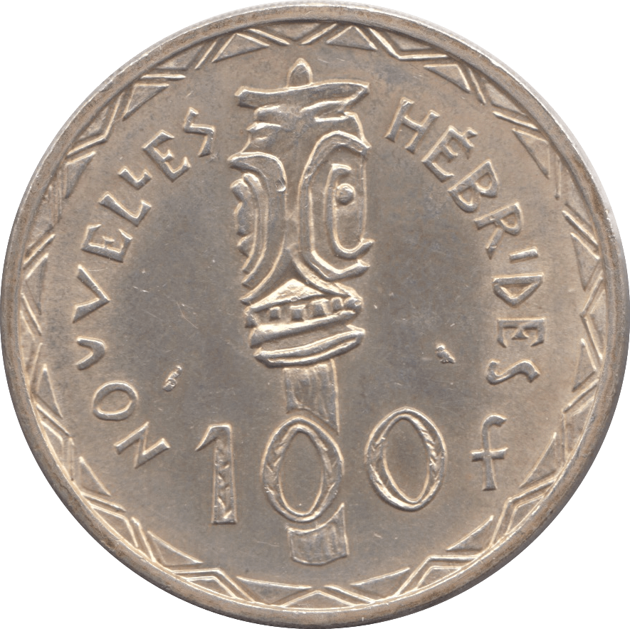 1966 SILVER VANUATU 100 FRANC - WORLD SILVER COINS - Cambridgeshire Coins