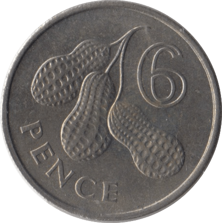 1966 SIX PENCE GAMBIA - WORLD COINS - Cambridgeshire Coins