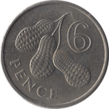 1966 SIX PENCE GAMBIA - WORLD COINS - Cambridgeshire Coins