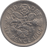 1966 SIXPENCE ( UNC ) 16 - Sixpence - Cambridgeshire Coins