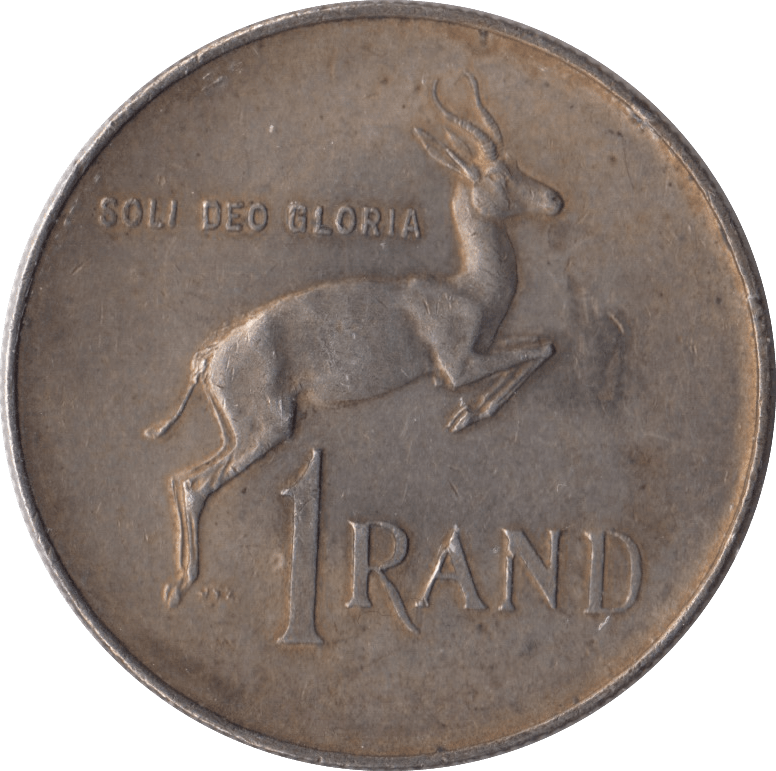 1966 SOUTH AFRICA SILVER ONE RAND - SILVER WORLD COINS - Cambridgeshire Coins