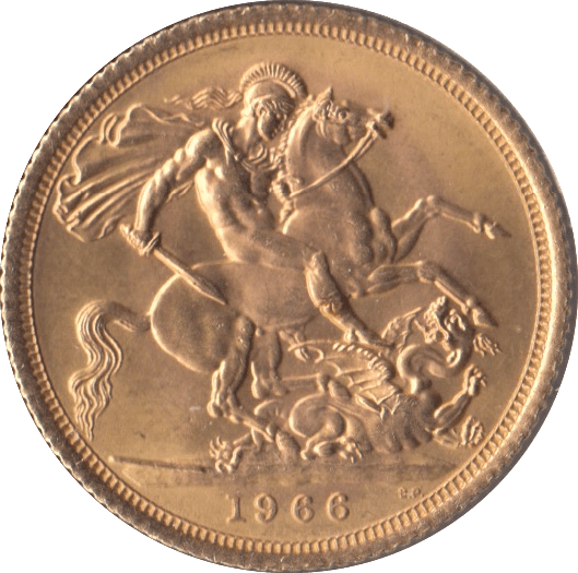 1966 SOVEREIGN ( AUNC ) - Sovereign - Cambridgeshire Coins