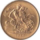 1966 SOVEREIGN ( AUNC ) - Sovereign - Cambridgeshire Coins