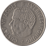1966 SWEDEN ONE KRONER - WORLD COINS - Cambridgeshire Coins
