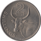 1966 TWO SHILLINGS GAMBIA - WORLD COINS - Cambridgeshire Coins