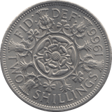 1966 TWO SHILLINGS ( UNC ) REF 1 - TWO SHILLING - Cambridgeshire Coins