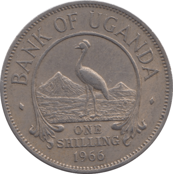 1966 UGANDA ONE SHILLING - WORLD COINS - Cambridgeshire Coins