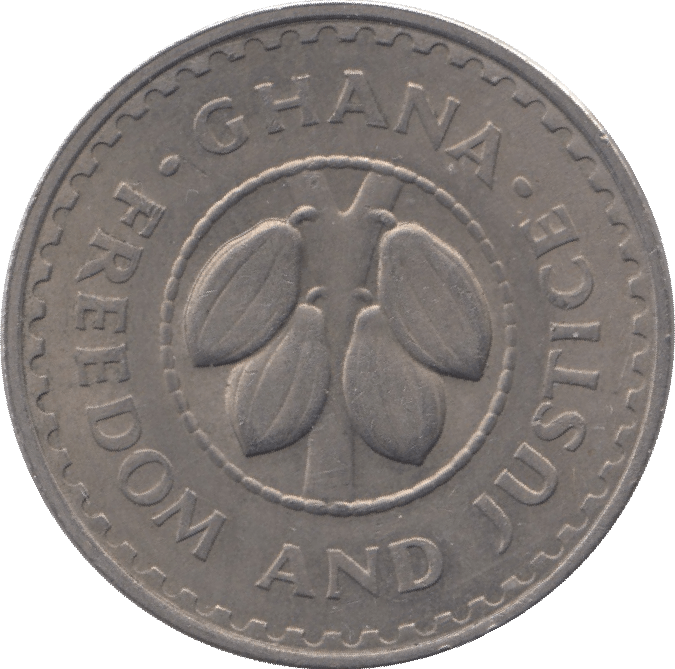 1967 20 PESEWAS GHANA - WORLD COINS - Cambridgeshire Coins