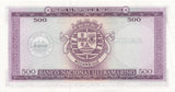 1967 500 ESCUDOS BANKNOTE MOZAMBIQUE REF 1186 - World Banknotes - Cambridgeshire Coins