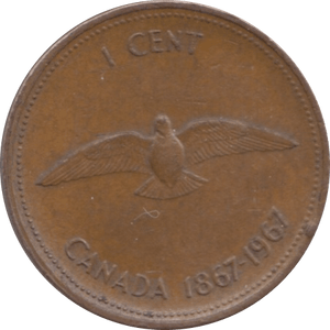 1967 CANADA ONE CENT - WORLD COINS - Cambridgeshire Coins
