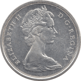 1967 CANADA SILVER 50 CENTS - WORLD SILVER COINS - Cambridgeshire Coins