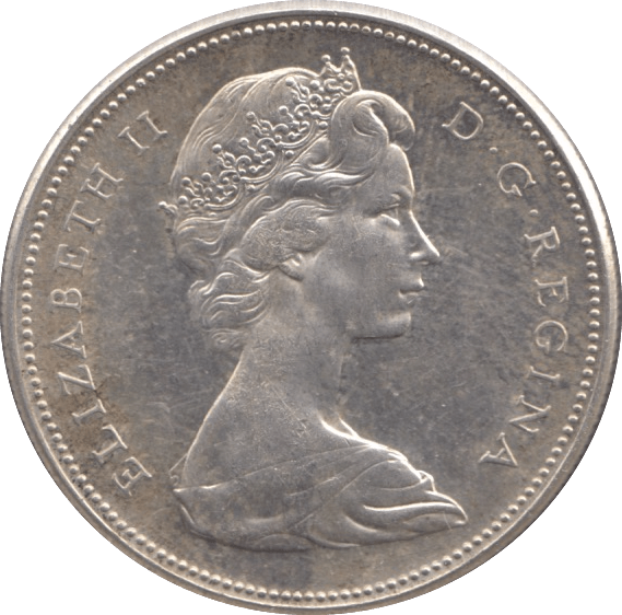 1967 CANADA SILVER ONE DOLLAR - SILVER WORLD COINS - Cambridgeshire Coins