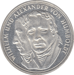 1967 GERMANY SILVER 5 MARKS ( UNC ) - SILVER WORLD COINS - Cambridgeshire Coins