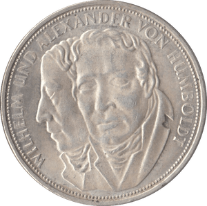 1967 GERMANY SILVER 5 MARKS - SILVER WORLD COINS - Cambridgeshire Coins