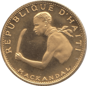 1967 GOLD HAITI 20 GOURDES - Gold World Coins - Cambridgeshire Coins