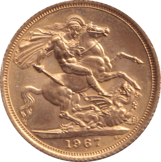 1967 GOLD SOVEREIGN ( AUNC ) - Sovereign - Cambridgeshire Coins