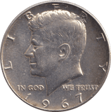 1967 HALF DOLLAR USA - WORLD COINS - Cambridgeshire Coins