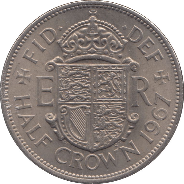 1967 HALFCROWN ( UNC ) - Halfcrown - Cambridgeshire Coins