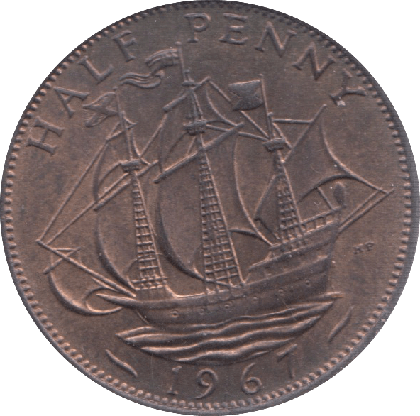 1967 HALFPENNY ( UNC ) 18 - Halfpenny - Cambridgeshire Coins