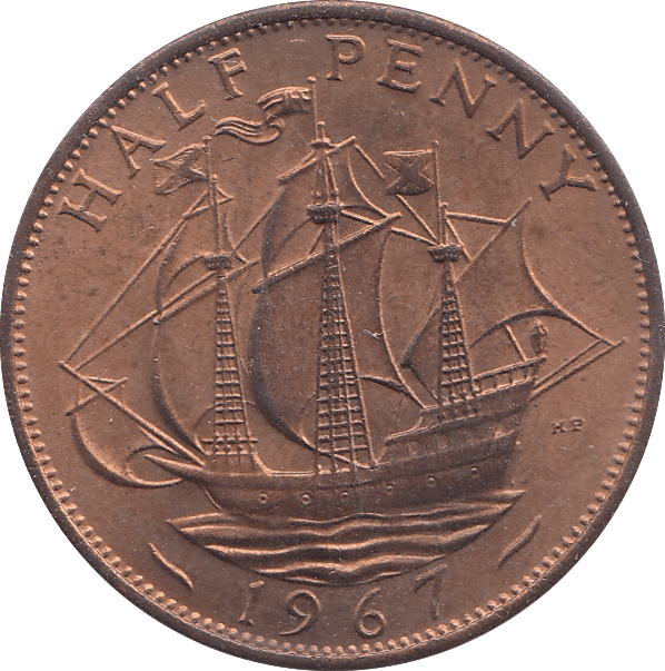 1967 HALFPENNY ( UNC ) - Halfpenny - Cambridgeshire Coins