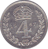 1967 MAUNDY FOURPENCE ( UNC ) - Maundy Coins - Cambridgeshire Coins