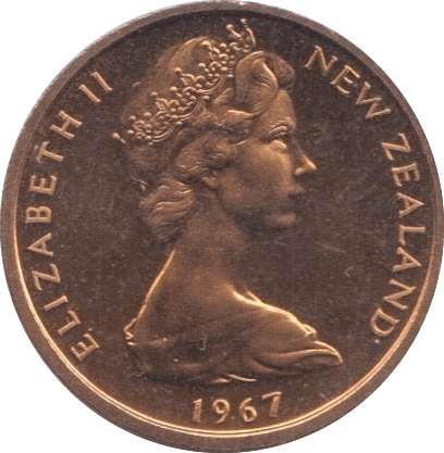 1967 NEW ZEALAND 1 CENT ( PROOF ) - WORLD COINS - Cambridgeshire Coins
