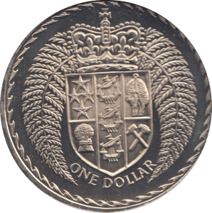 1967 NEW ZEALAND 1 DOLLAR ( PROOF ) - WORLD COINS - Cambridgeshire Coins