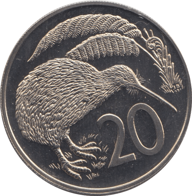 1967 NEW ZEALAND 20 CENT ( PROOF ) - WORLD COINS - Cambridgeshire Coins