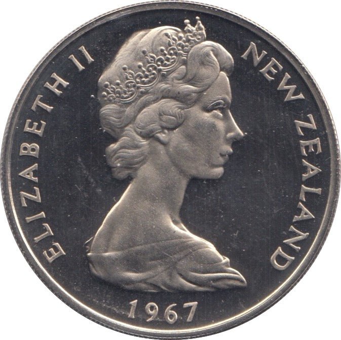 1967 NEW ZEALAND 20 CENT ( PROOF ) - WORLD COINS - Cambridgeshire Coins