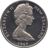 1967 NEW ZEALAND 20 CENT ( PROOF ) - WORLD COINS - Cambridgeshire Coins