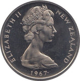 1967 NEW ZEALAND 5 CENT ( PROOF ) - WORLD COINS - Cambridgeshire Coins