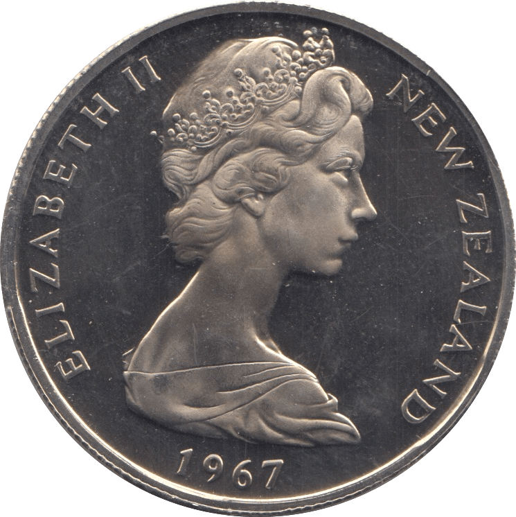 1967 NEW ZEALAND 50 CENT ( PROOF ) - WORLD COINS - Cambridgeshire Coins