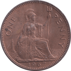 1967 PENNY ( UNC ) - Penny - Cambridgeshire Coins