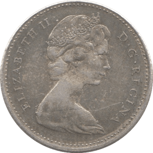 1967 SILVER 10 CENTS CANADA - SILVER WORLD COINS - Cambridgeshire Coins