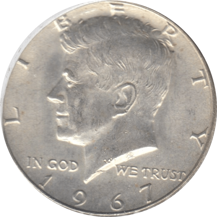 1967 SILVER HALF DOLLAR USA A - WORLD SILVER COINS - Cambridgeshire Coins