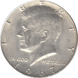 1967 SILVER HALF DOLLAR USA A - WORLD SILVER COINS - Cambridgeshire Coins
