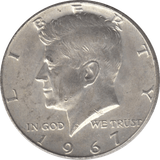 1967 SILVER HALF DOLLAR USA B - WORLD SILVER COINS - Cambridgeshire Coins