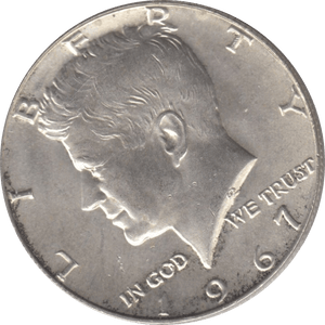 1967 SILVER HALF DOLLAR USA C - WORLD SILVER COINS - Cambridgeshire Coins