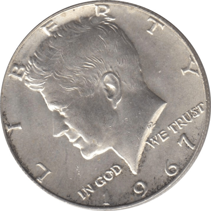 1967 SILVER HALF DOLLAR USA C - WORLD SILVER COINS - Cambridgeshire Coins