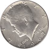 1967 SILVER HALF DOLLAR USA C - WORLD SILVER COINS - Cambridgeshire Coins