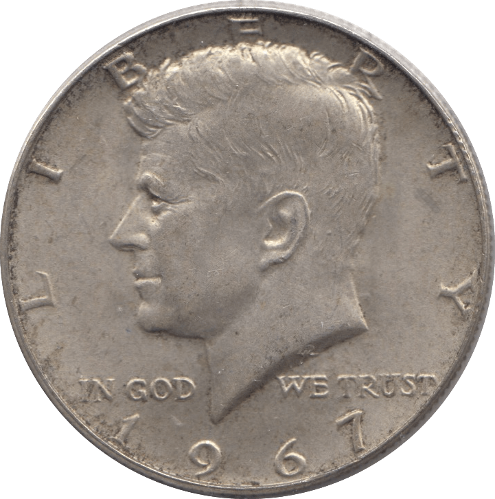 1967 SILVER HALF DOLLAR USA - SILVER WORLD COINS - Cambridgeshire Coins