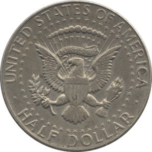 1967 SILVER HALF DOLLAR USA - SILVER WORLD COINS - Cambridgeshire Coins