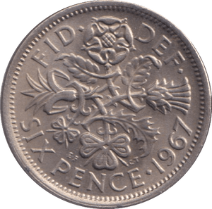 1967 SIXPENCE ( UNC ) - Sixpence - Cambridgeshire Coins