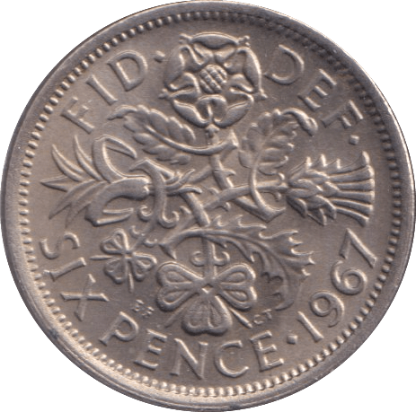 1967 SIXPENCE ( UNC ) - Sixpence - Cambridgeshire Coins