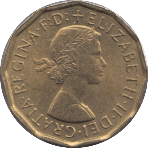 1967 THEEPENCE ( UNC ) 1 - Threepence - Cambridgeshire Coins