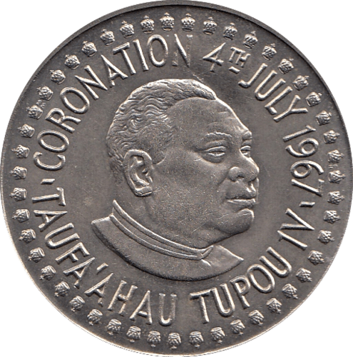 1967 TWO PA'ANGE TONGA - WORLD COINS - Cambridgeshire Coins