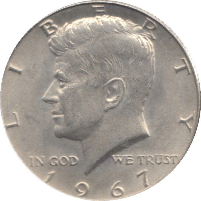 1967 USA HALF DOLLAR - WORLD COINS - Cambridgeshire Coins