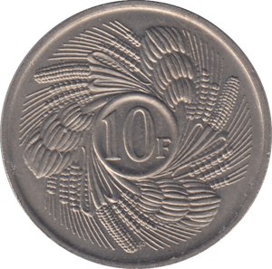 1968 BARUNDI EAST AFRICA TEN FRANCS - WORLD COINS - Cambridgeshire Coins